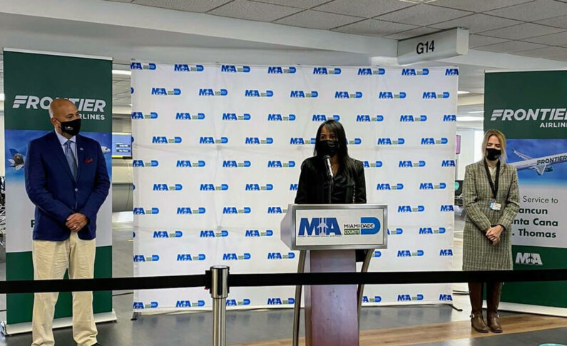 Frontier Airlines inició ruta Miami-Punta Cana-Punta Cana