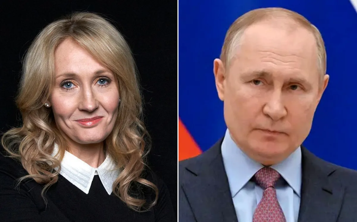 Inesperado cruce: Putin comparó a Rusia con J.K. Rowling y recibió una fuerte respuesta de la autora de Harry Potter