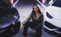 Nieta del creador de la marca:  Elettra Lamborghini, la salvaje heredera que posó desnuda en revistas y no quiere hablar de autos