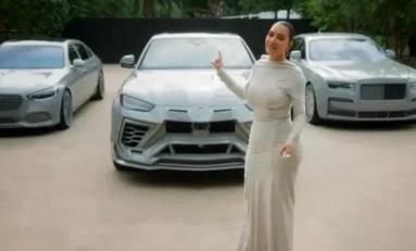 Una colección de lujo.  Está en la lista negra de Ferrari pero su garaje es millonario: los increíbles autos de Kim Kardashian