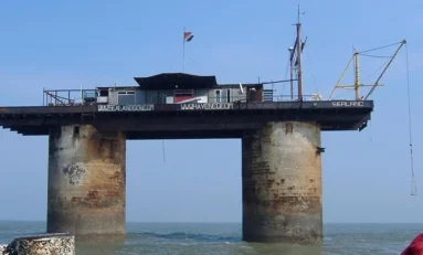 Increíble.  Tiene 500 metros cuadrados, un monarca y viven 30 habitantes: así es Sealand, el país más chico del mundo