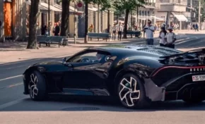 La Voiture Noire:  Apareció la Bugatti más cara del mundo, el misterioso auto que vinculan con Cristiano Ronaldo