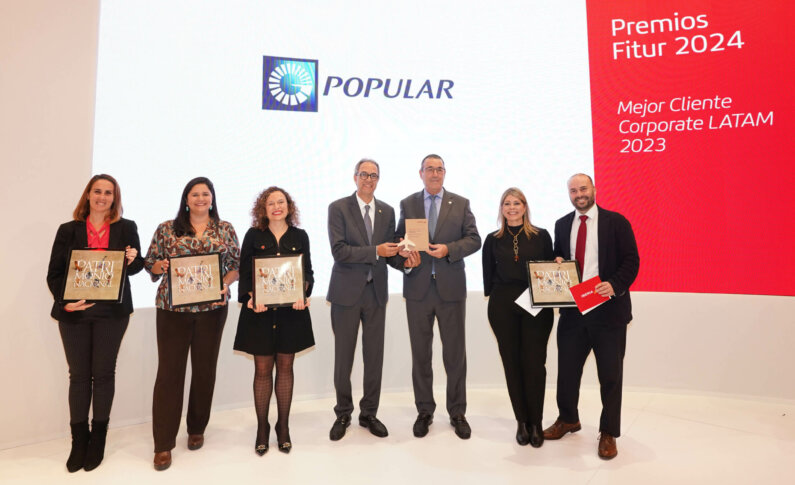 Banco Popular, reconocido por Iberia como empresa corporativa más destacada